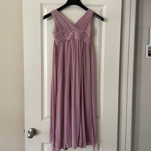 Size 8 junior bridesmaid dress in quartz style JB5728 David’s bridal